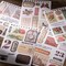 532Pcs Vintage Scrapbook Sticker Book for Journaling(Retro Orange)